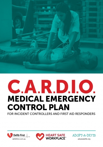 CARDIO Medical Emergency Control Plan brochure.page 1.Front Cover